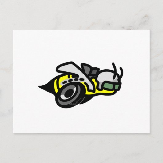 Dodge Super Bee Logo Postkarte (Vorderseite)