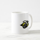 Dodge-Superbienen-Logo Kaffeetasse (VorderseiteRechts)