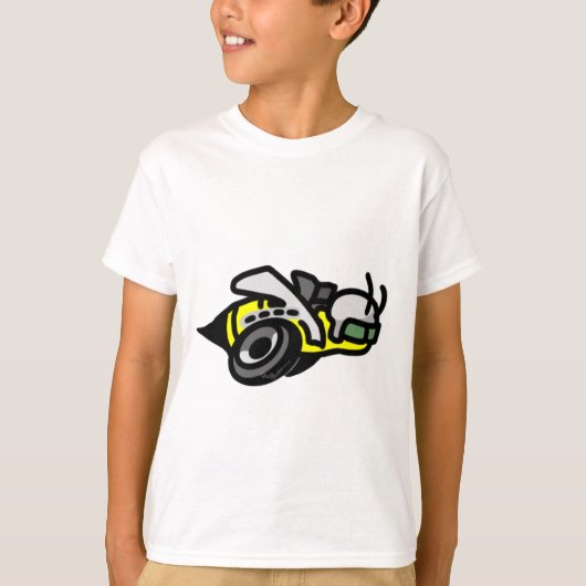 Dodge-Superbienen-Logo T-Shirt (Vorderseite)