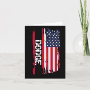 Dodge-USA-Flagge Karte