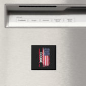 Dodge USA-Flagge  Magnet (In Situ (Geschirrspüler))