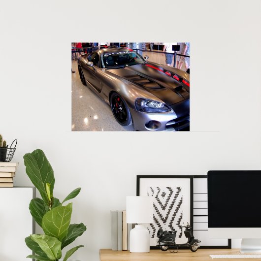 Dodge Viper 2008 American Sports Car Poster Foto (Heimbüro)