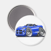 Dodge Viper Roadster Blue Car Magnet (Vorderseite/Rückseite)