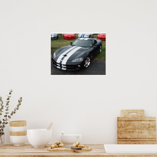 Dodge Viper SRT10 GTS Poster (Küche)