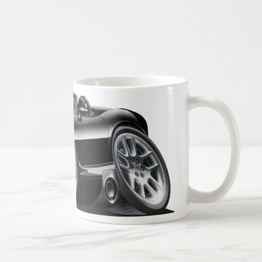 Dodge-Viperroadster-Schwarz-Auto Kaffeetasse (Rechts)