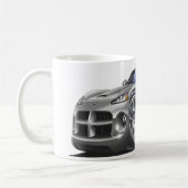 Dodge-Viperroadster-Silber-Auto Kaffeetasse (Links)