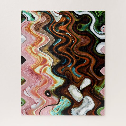 Dodge-Vorderseitenabstraktes, 2015% pipe% Puzzle (Vertikal)