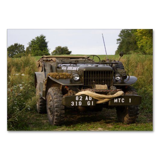 Dodge WC 57 Tischnummer (Vorderseite)