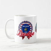 Dodge, WI Kaffeetasse (Links)