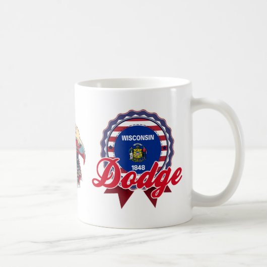 Dodge, WI Kaffeetasse (Rechts)
