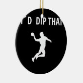 Dodgeball Gaga Ball Game Keramik Ornament (Rechts)