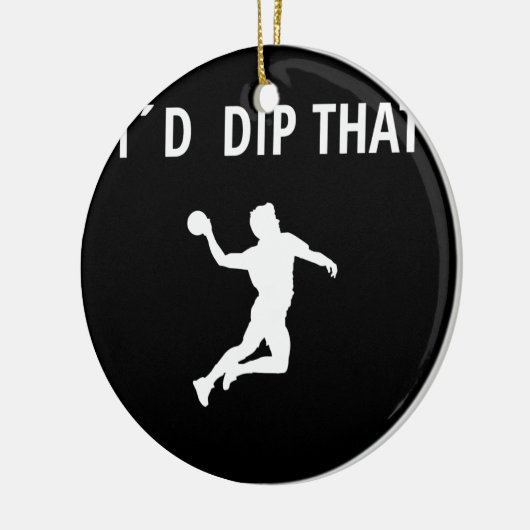 Dodgeball Gaga Ball Game Keramik Ornament (Links)