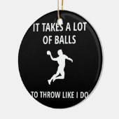 Dodgeball Gaga Ball Game  Keramik Ornament (Links)