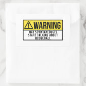 Dodgeball Gift - Dodgeball Lover Rechteckiger Aufkleber (Tasche)