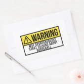 Dodgeball Gift - Dodgeball Lover Rechteckiger Aufkleber (Umschlag)