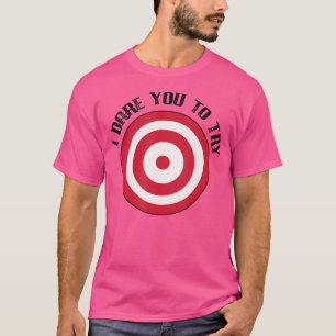 Dodgeball-Herausforderung Ziel auf der Brust T-Shirt