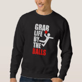 Dodgeball Humor Graphic Sweatshirt (Vorderseite)