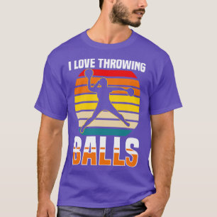Dodgeball I Liebe Throwing Balls T-Shirt