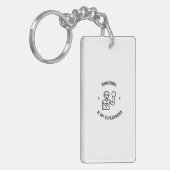 Dodgeball ist meine Supermacht Schlüsselanhänger (Vorderseite links)