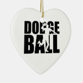 Dodgeball Keramik Ornament (Rechts)