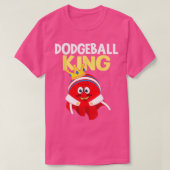 Dodgeball King Dodgeball Player Ball Game Dodgeba T-Shirt (Design vorne)