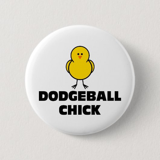 Dodgeball Küken Button (Vorderseite)