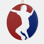 Dodgeball League Keramikornament (Links)