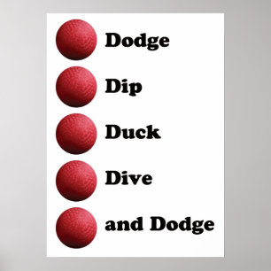 Dodgeball Plakat