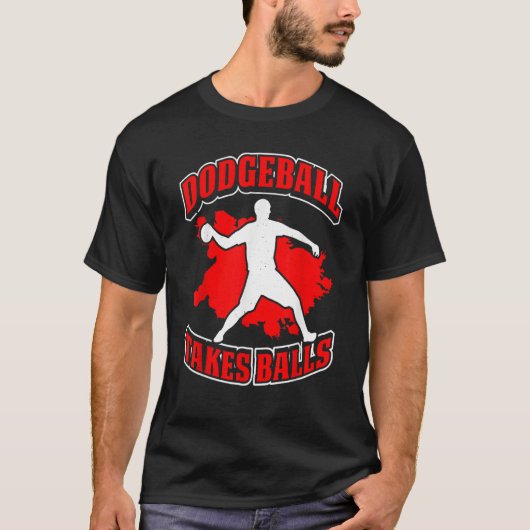 Dodgeball Player Dodgeball Coach Dodgeball Champio T-Shirt (Vorderseite)