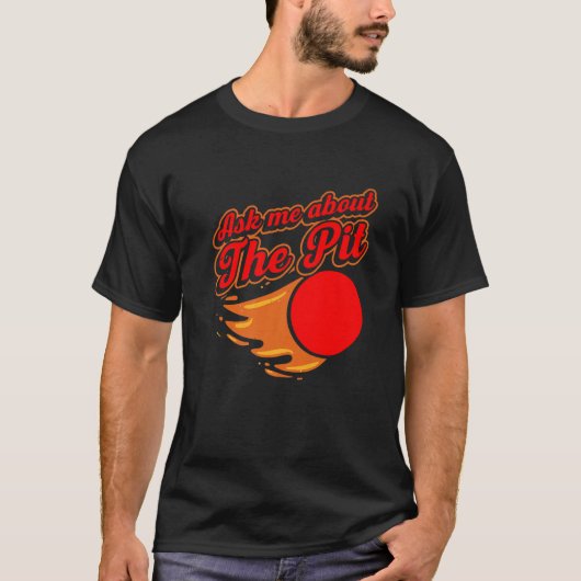 Dodgeball Player Dodgeball Coach Dodgeball Champio T-Shirt (Vorderseite)