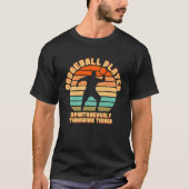 Dodgeball Player Quote Spontaneously Throwing Thin T-Shirt (Vorderseite)