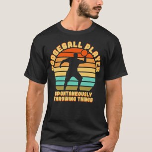Dodgeball Player spontan Dinge werfen T-Shirt