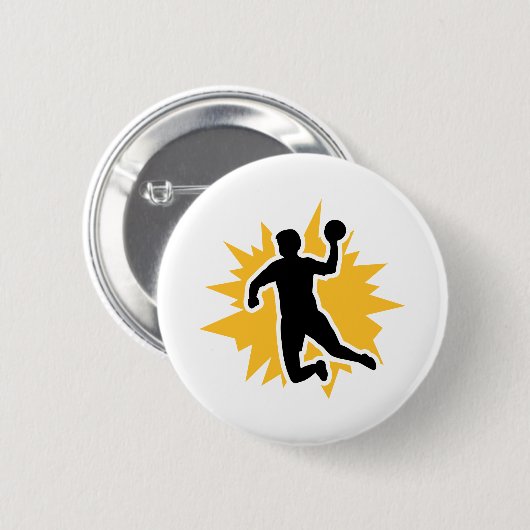 Dodgeball Spieler Button (Vorne & Hinten)