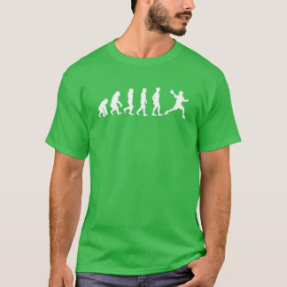 Dodgeball-Spieler-Evolution retro T-Shirt