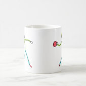 Dodgeball Stickman Kaffeetasse (Mittel)