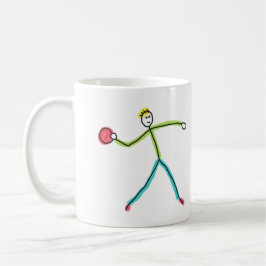 Dodgeball Stickman Kaffeetasse