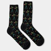 Dodgeball Stickman Socken (Rechts)