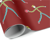 Dodgeball-Stockmann Geschenkpapier (Rolleneckpunkt)