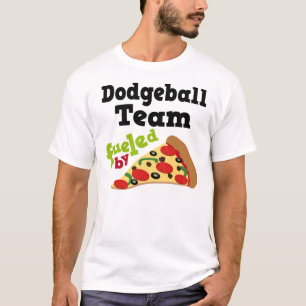 Dodgeball Team-(lustiges) Pizza-T-Shirt T-Shirt