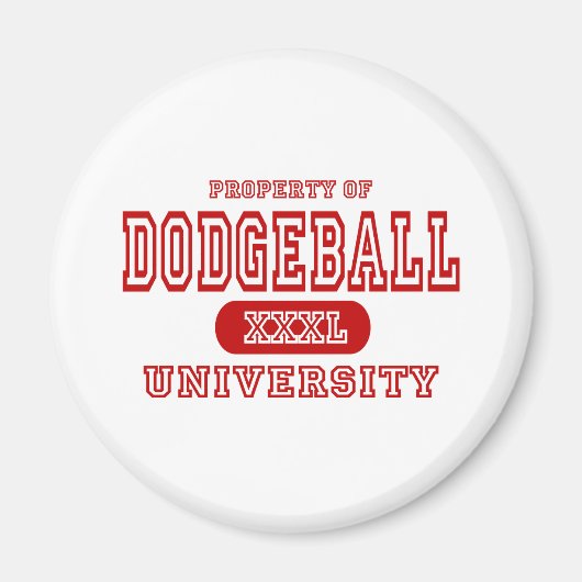 Dodgeball University Magnet (Vorne)