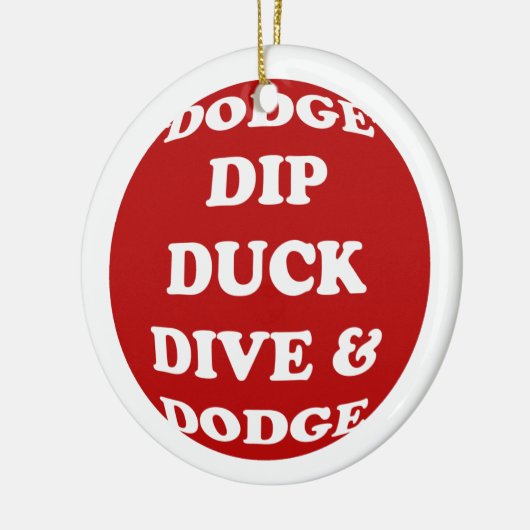 DODGEBALL Verzierung Keramikornament (Links)