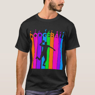 Dodgeball with Colorful Rainbow Bubbles T-Shirt