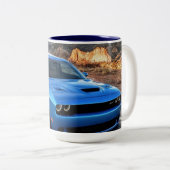 Dodgehellcat-Herausforderer-Kaffee-Tasse Zweifarbige Tasse (VorderseiteRechts)