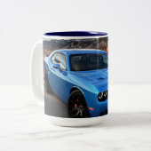 Dodgehellcat-Herausforderer-Kaffee-Tasse Zweifarbige Tasse (Vorderseite Links)
