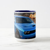Dodgehellcat-Herausforderer-Kaffee-Tasse Zweifarbige Tasse (Mittel)