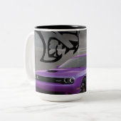 Dodgehellcat-Herausforderer-Tasse Zweifarbige Tasse (Vorderseite Links)