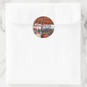 Dodgem Cars Funfair Ride Stickers (Tasche)