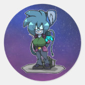 Dodger Chibi Sticker (Vorderseite)