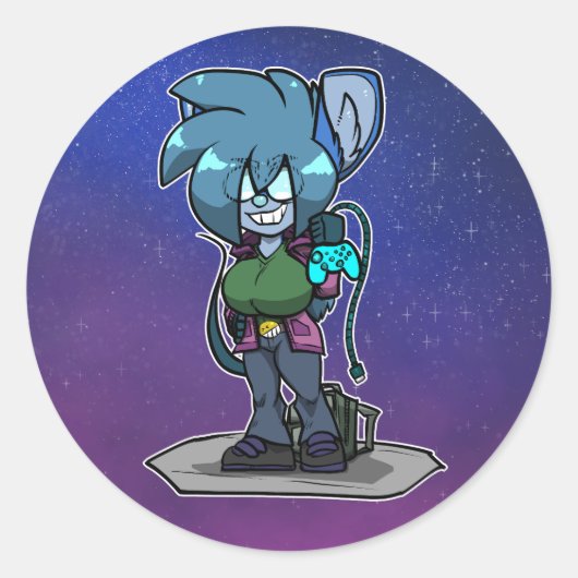 Dodger Chibi Sticker (Vorderseite)