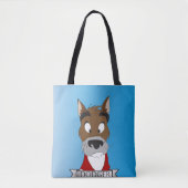 Dodger The Dog Tote Bag Tasche (Vorderseite)